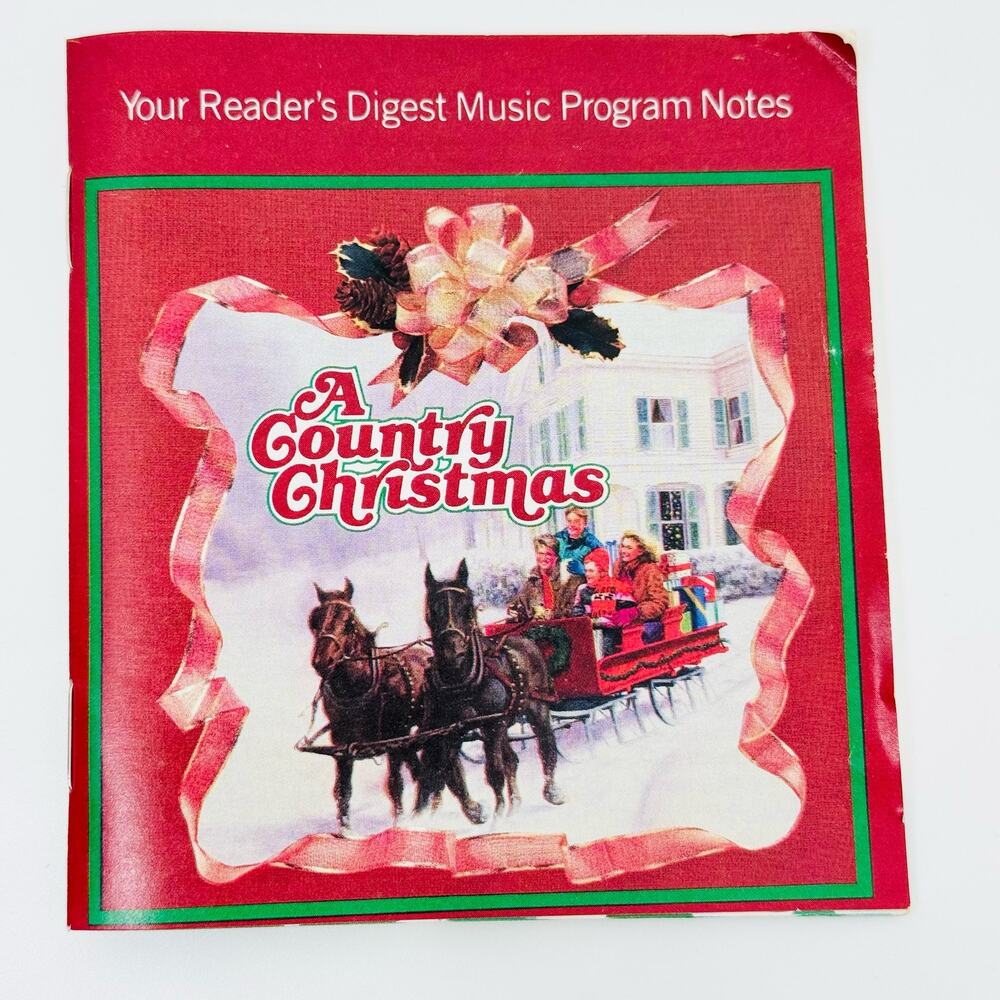 Readers Digest Vintage A Country Christmas Cassette Tapes 3-Pack Sealed New NOS